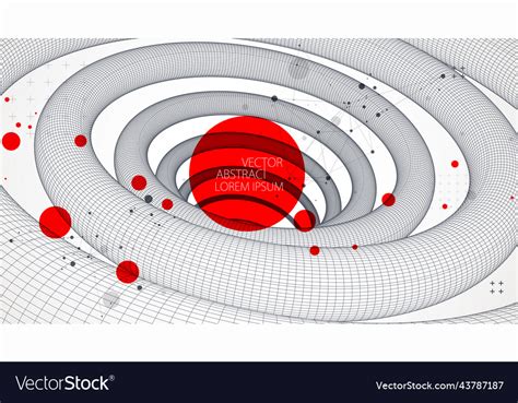 Modern science or technology art background Vector Image