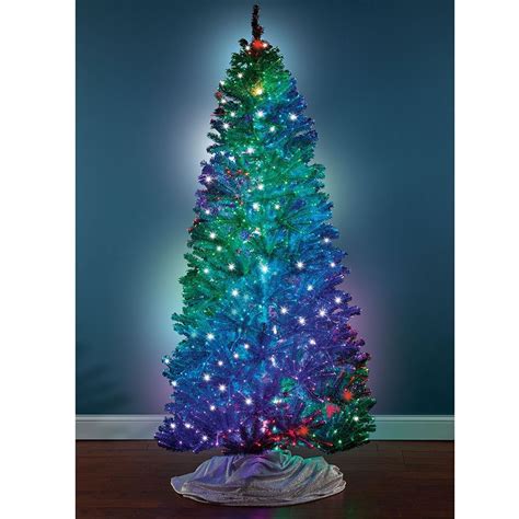 The Prismatic Light Show Tree - Hammacher Schlemmer Christmas Wishes ...