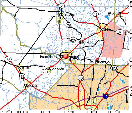 Humboldt, Tennessee (TN 38343) profile: population, maps, real estate ...