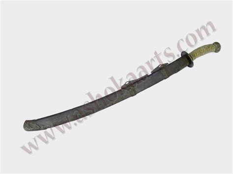 Chinese Liuyedao Sword with inlay - chinese qing sabre sword