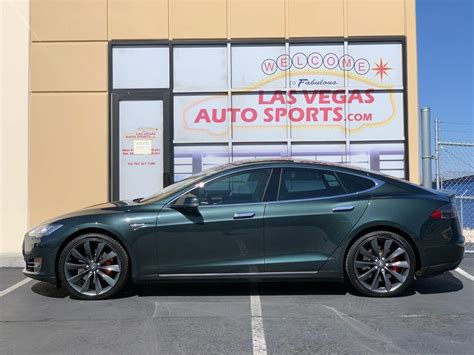 2014 Tesla Model S P85 4dr Liftback 2014 Tesla Model S, Green with 64051 Miles available now!