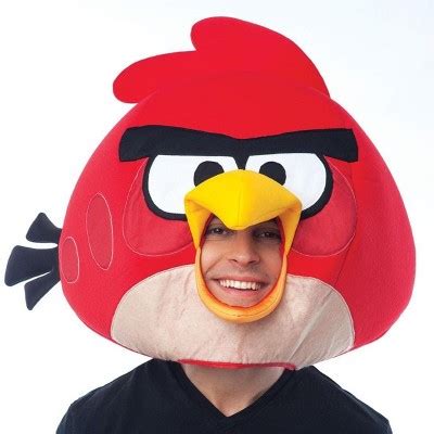 Paper Magic Group Angry Birds Red Bird Over The Head Foam Costume Mask ...