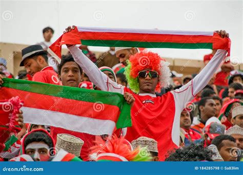 Oman Football Soccer Team Fans Editorial Stock Photo - Image of sultan ...