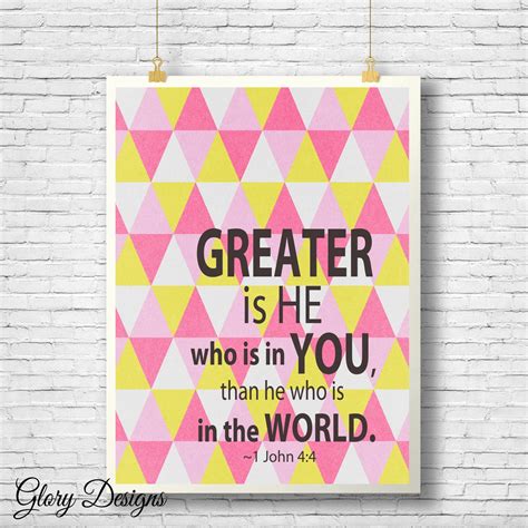 Bible Verse Greater is He who is in you verse 1 John 4:4