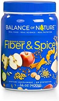 Balance of Nature Fiber & Spice - Supports Colon Cleanse, Gut Health, Constipation Relief ...