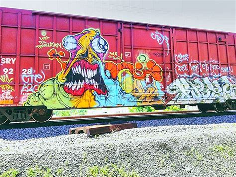 Grominate | Murals street art, Freight train graffiti, Train graffiti