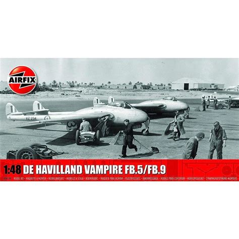 De Havilland Vampire FB.5/FB.9. 1:48 Model Kit - Life in miniature