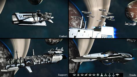 EUCLID - Black and White (touch of Blue) Frigates - There are only Three Frigate types available ...