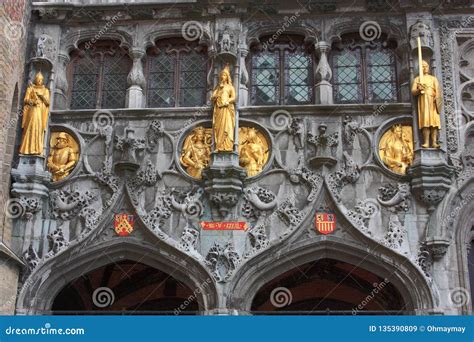 Historic Architecture in Brugge Editorial Stock Image - Image of bruges ...