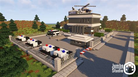 A Police Station - Map Minecraft Map