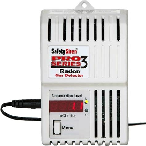 Safety Siren Pro Series 3 Electronic Gas Radon Detector-PS3RDU - The Home Depot