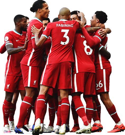 Liverpool FC Team Liverpool football render - FootyRenders