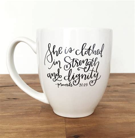 Coffee Mug / Proverbs 31 / Bible Verse / Gift for Her