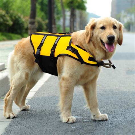 Lightweight Dog Life Vests for Swimming with Handle