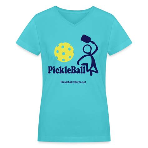 Pickleball Shirts | Pickleball Smash V Neck Womens Tee - Womens V-Neck T-Shirt