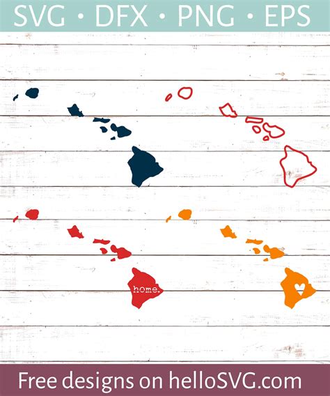 Hawaii SVG - Free SVG files | HelloSVG.com