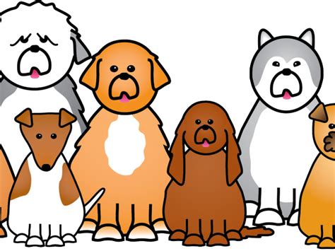 Dog Clipart Action - Cartoon Group Of Dogs - Png Download - Full Size Clipart (#3466730 ...