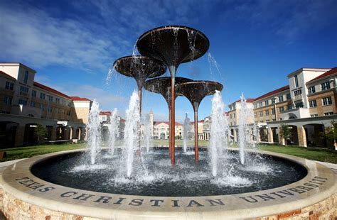 Frog Fountain features four lotus leaves which represents the freshmen-senior classes. … | Texas ...