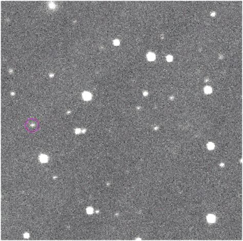 Discovery images of asteroid 2008 TC3, as it was seen on October 6, 2008, by the Catalina Sky ...