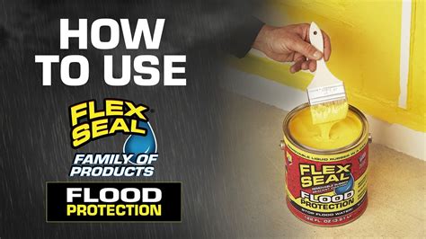HOW-TO Use Flex Seal Flood Protection - YouTube
