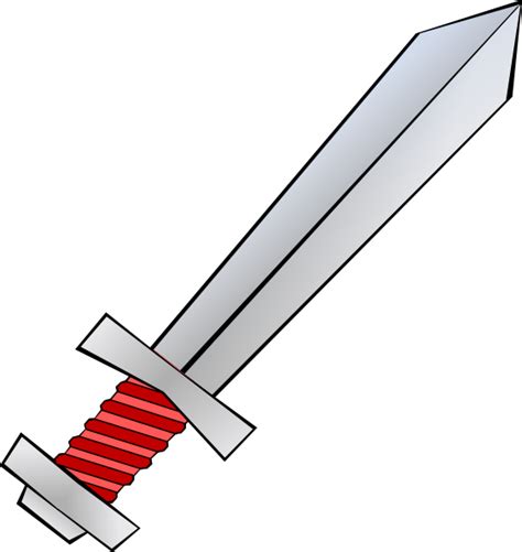 Red Sword Clip Art at Clker.com - vector clip art online, royalty free & public domain