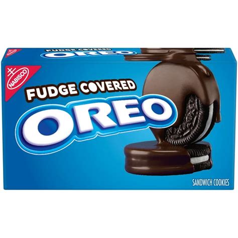 OREO Fudge Covered Chocolate Sandwich Cookies, Original Flavor, 1 Box (7.9 oz) - Walmart.com ...