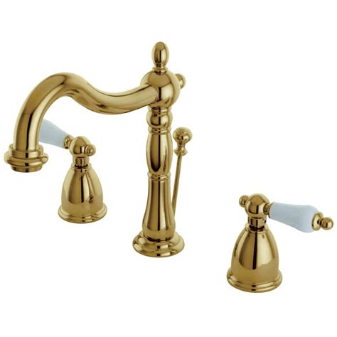 Kingston Brass Heritage 8 in. Widespread 2-Handle Bathroom Faucet in ...