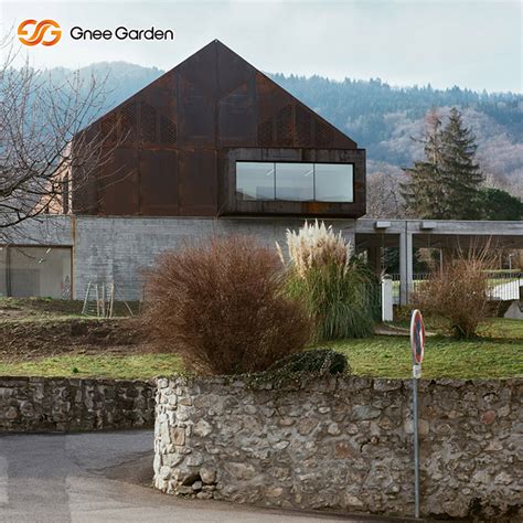 Metal Exterior Wall Cladding Steel Construction- Gnee Garden