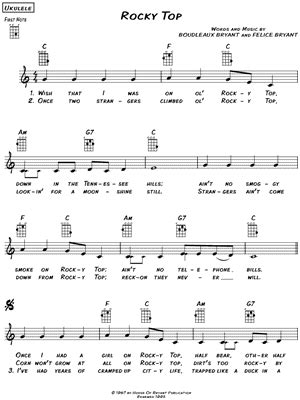 "Rocky Top" Sheet Music - 3 Arrangements Available Instantly - Musicnotes