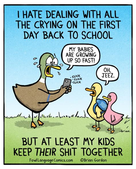 First Day Of School - Fowl Language Comics