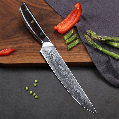 Best Meat Slicing Knives for Retail Damascus Carving Knife Manufacturer