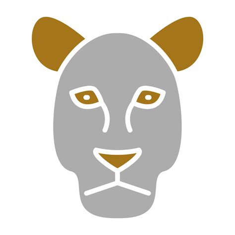 Mountain Lion Vector Icon Style 22493505 Vector Art at Vecteezy