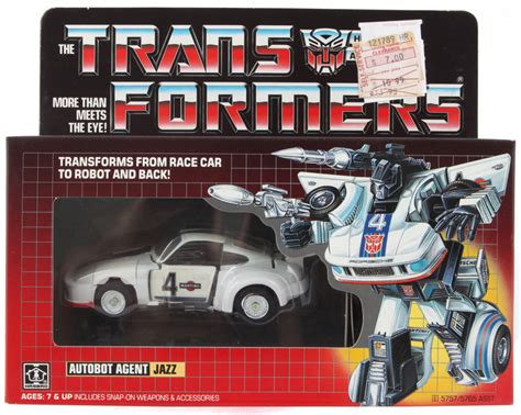 Autobot Cars Jazz (Transformers, G1, Autobot) | Transformerland.com - Collector's Guide Toy Info