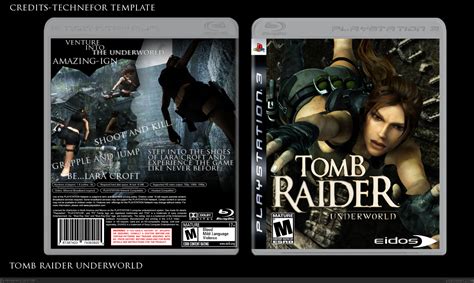 Tomb Raider Underworld PlayStation 3 Box Art Cover by Hellstorm12