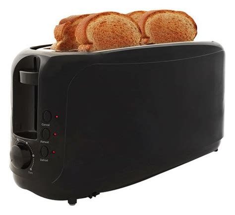 Elite 4-Slice Long-Slot Toaster Black ECT-3803 - Best Buy