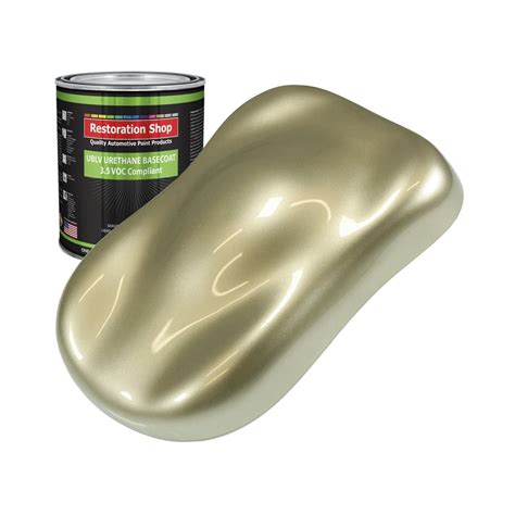 Champagne Gold Metallic 1 Quart Low VOC URETHANE BASECOAT Car Auto Body Paint - Walmart.com ...