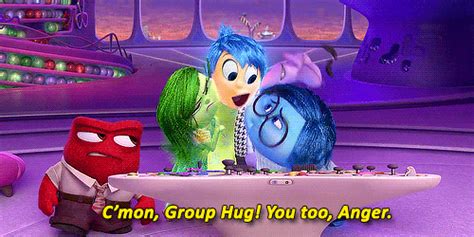 Inside Out Joy Group Hug GIFs - Find & Share on GIPHY