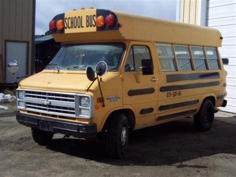 Chevy Mid Van Superior | School bus, Old school bus, Retro bus