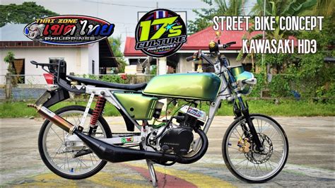 Kawasaki Hd3 Street bike concept! Thaizone PH 17's Culture! - YouTube