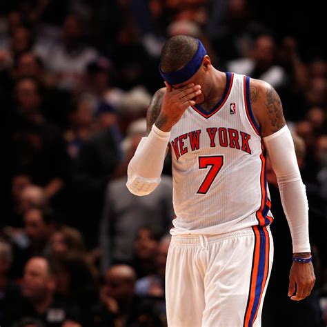 Carmelo Anthony Getting Too Much Blame for New York Knicks' Playoff ...