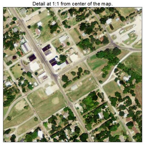 Aerial Photography Map of Dawson, TX Texas