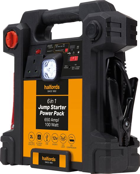 Halfords 6-In-1 Jump Starter Power Pack for only £85.00