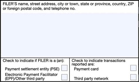 IRS Form 1099-K Instructions: Payment Cards/3rd Party Networks