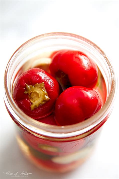 Pickled Cherry Peppers - Taste of Artisan