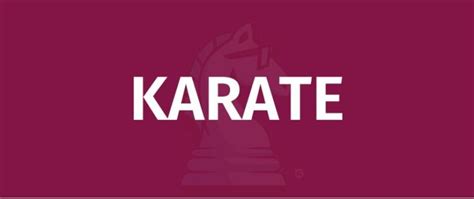 KARATE SPORT RULES Game Rules - How to Compete in Karate