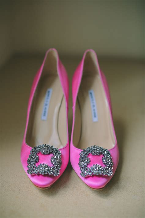 Embellished Pink Bridal Heels