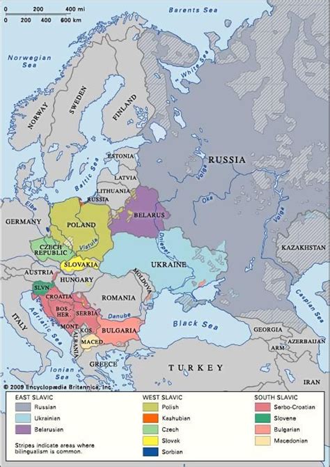 Slavic languages | Definition, Origin, Map, History, & Facts ...