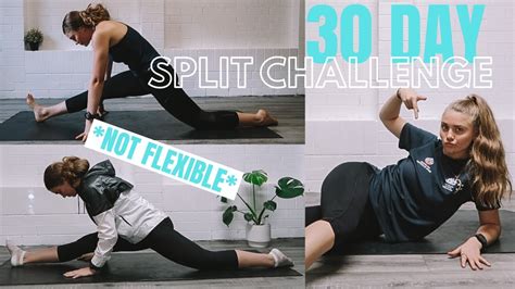 30 DAY SPLIT CHALLENGE RESULTS [I'm Not Flexible!!] - YouTube