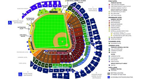 Marlins park map - Marlins parking map (Florida - USA)