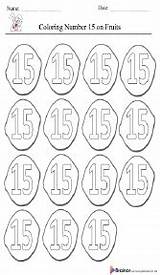 30 Number 15 Coloring Pages  Free Printable sketch template